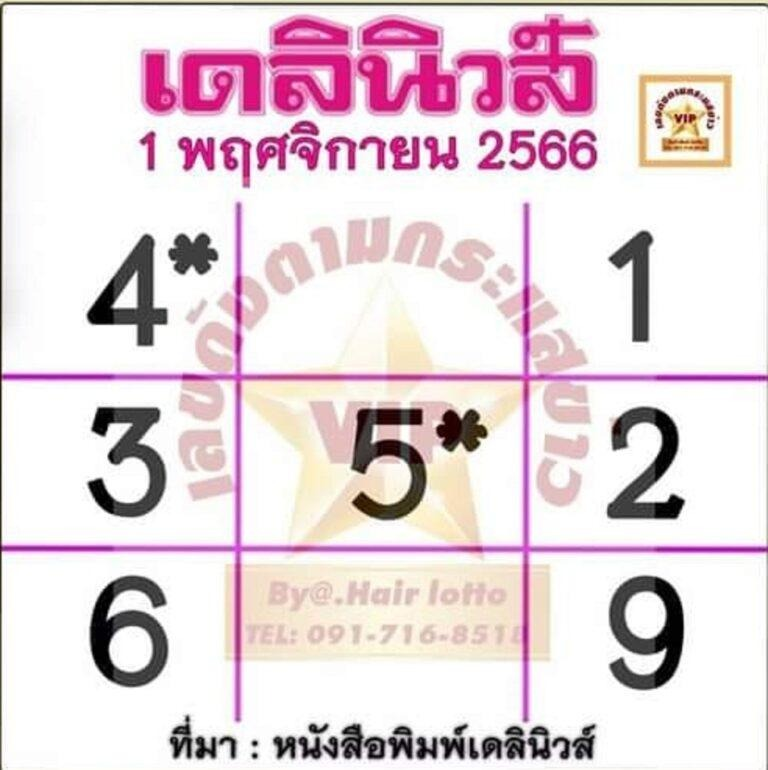 หวยเดลินิวส์ 1 11 66