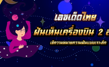 ฝันเห็นเครื่องบิน 2 ลำ