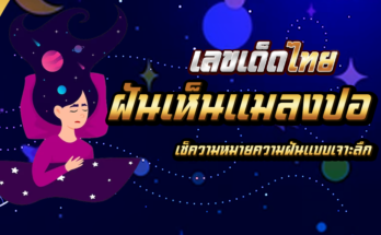 ฝันเห็นแมลงปอ